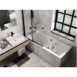 Baignoire rectangulaire blanc quadro slim 190x90