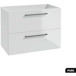 Otitec - meuble sous vasque pure blanc 80 � 60 � 45