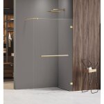Otitec - paroi de douche  l'italienne 60 cm dor miami gold shine