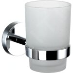 Oudee - verre pour brosse à dents et dentifrice, verre mat / chrome 40002010 - kielle Oudee - verre pour brosse à dents et dentifrice, verre mat / chrome 40002010 - kielle