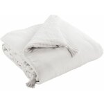 Ourea - chemin de lit 90x200cm capitonn gaze de coton chantilly
