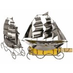 Out of the blue - support bouteille m�tallique voilier