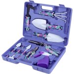 Outils de jardinage avec 10 pi�ces avec ciseaux, pelles, r�teaux et pulv�risateur poign�e ergonomique(violet) ...