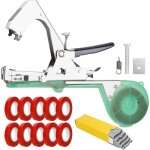 Outil de liage de plantes, outil de tapener de machine de liage dusine avec 10 rouleaux de ruban et 10000 ...