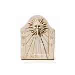 Cadran solaire vertical en pierre - motif soleil Cadran solaire vertical en pierre - motif soleil