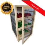 Garde manger lgumier fruitier moyen modle (6 tiroirs bois inclus)