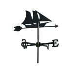 Girouette bateau en fer forgé petit modèle Girouette bateau en fer forgé petit modèle