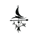 Girouette bateau grand mod�le sur roulement � billes