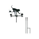 Girouette chat petit modle + mt  planter