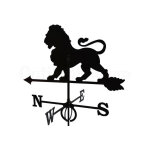 Girouette lion en fer forg grand modle