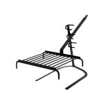 Outils et nature - grille 10 barres longue queue pour cheminée ou barbecue + support Outils et nature - grille 10 barres longue queue pour cheminée ou barbecue + support