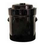 Outils et nature - pot  choucroute pour la lacto - fermentation + pierres / couvercle 10l marron