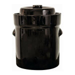 Outils et nature - pot à choucroute pour la lacto - fermentation + pierres / couvercle 3l marron Outils et nature - pot à choucroute pour la lacto - fermentation + pierres / couvercle 3l marron