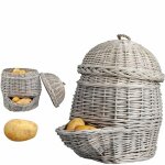 Resserre  pommes de terre en osier