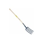 Outils perrin - fourche à bêcher à soie 4 dents 30 manche pomme Outils perrin - fourche à bêcher à soie 4 dents 30 manche pomme