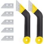 Outils de retrait de la mortier, grattoir pour carrelage, lot de 2 grattoir � coulis
