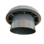 Outile - chapeau de ventilation  100 mm gris