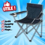 Chaise fauteuil pliable transport facile, tout terrain