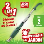 Désherbeur électrique 2000w - détruit les mauvaises herbes par brûlure intense Désherbeur électrique 2000w - détruit les mauvaises herbes par brûlure intense