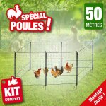 Outiror - filet pour les poules longueur 50m Outiror - filet pour les poules longueur 50m