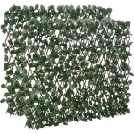 Lot de 2 haies artificielles feuilles de lierre - treillis extensible - brise - vue canisse vgtale ...