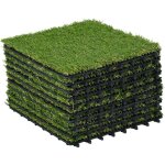 Outsunny - gazon synthétique artificiel set de 10 dalles carreaux 30 x 30 cm épaisseur confort 3, 5 cm ... Outsunny - gazon synthétique artificiel set de 10 dalles carreaux 30 x 30 cm épaisseur confort 3, 5 cm ...