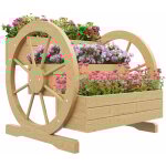Jardini�re sur pied carr� potager 3 �tages style rustique chic