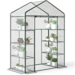 Outsunny - serre de jardin balcon terrasse 8 étagères dim. 143l x 73l x 195h cm acier pvc imperméable ... Outsunny - serre de jardin balcon terrasse 8 étagères dim. 143l x 73l x 195h cm acier pvc imperméable ...