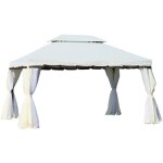 Tonnelle barnum pavillon de jardin style colonial double toit toile moustiquaires et toiles amovibles ... Tonnelle barnum pavillon de jardin style colonial double toit toile moustiquaires et toiles amovibles ...