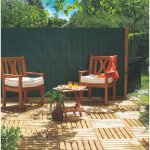 Ovale synth�tique haies 1 x 3m bambu