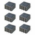 Oviala - lot de 48 dalles clipsables en pierre noir Oviala - lot de 48 dalles clipsables en pierre noir