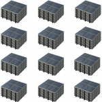 Oviala - lot de 96 dalles clipsables en pierre noir Oviala - lot de 96 dalles clipsables en pierre noir
