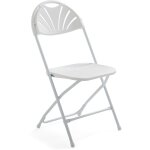 Rekkem - chaise pliante et housse de chaise noire