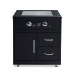 Meuble gazinire 2 brleurs pour cuisine extrieure