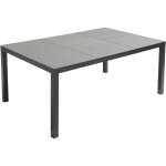 Oviala - table de jardin 10 places en aluminium et céramique gris - tivoli Oviala - table de jardin 10 places en aluminium et céramique gris - tivoli