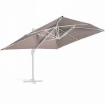 Toile pour parasol d�port� 4x3m taupe