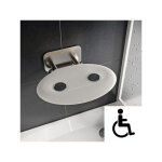 Ravak - ovo p ii - siège de douche opal, 41x35 cm, inox / blanc translucide b8f0000049 Ravak - ovo p ii - siège de douche opal, 41x35 cm, inox / blanc translucide b8f0000049