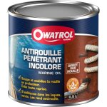 Antirouille pntrant incolore owatrol marine oil 0. 5 litre