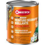 Owatrol - peinture antirouille d�corative rustol deco brillant brun chocolat ral 8017 0. 75 litre