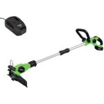 Oxeo - coupe bordures sans fil 18v easy full avec batterie 2a et chargeur - diamètre coupe 23cm - tube ... Oxeo - coupe bordures sans fil 18v easy full avec batterie 2a et chargeur - diamètre coupe 23cm - tube ...