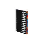 Oxford - trieur plastique 12 compartiments au format 24 x 32 noir
