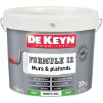 Oxi - peinture mate blanche pour mur et plafond formule 12 bleu flower power (li12) 20 litres