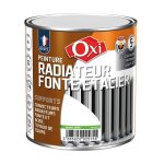 Oxi - peinture radiateur fonte & acier blanc satin 0. 5 litre