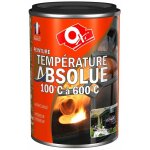 Peinture haute temp�rature noir satin�e 0. 25l ? r�siste jusqu'� 600�c ? pour fer, acier, fonte ? application ...