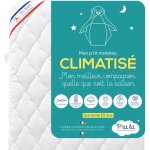 P'tit lit - matelas enfant / bb climatis - 70x140 cm - 1 face t frache / 1 face hiver ouatine ...