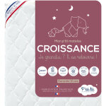 P'tit lit - matelas b�b� croissance - 60x120 cm - �volutif : 1 face m�moire de forme ( - 9 mois) / 1 ...