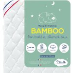 P'tit lit - matelas enfant / b�b� bamboo - 70x140x10 cm - viscose douce et absorbante - sans traitement ...