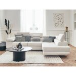 Bestmobilier - pablo - canap d'angle droit - 5 places - convertible avec coffre et ttires rglables ...