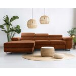 Bestmobilier - pablo - canap� d'angle gauche - 6 places - convertible avec coffre et t�ti�res r�glables ...