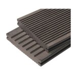 Pack 1 m� lame de terrasse composite maxima accessoires (3 coloris) 3600 mm - coloris - gris anthracite, ...